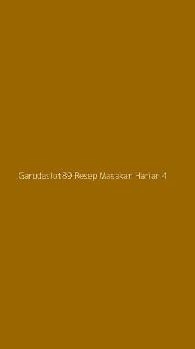 Tampilan Antarmuka Aplikasi Garudaslot89 Resep Masakan Harian - 4