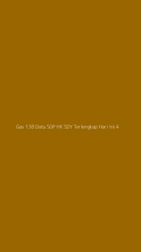 Tampilan Antarmuka Aplikasi Gas 138 Data Sgp Hk Sdy Terlengkap Hari Ini - 4