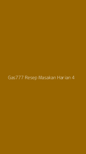 Tampilan Antarmuka Aplikasi Gas777 Resep Masakan Harian - 4