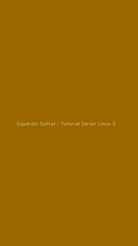 Tampilan Antarmuka Aplikasi Gayatoto Daftar - Tutorial Server Linux - 3