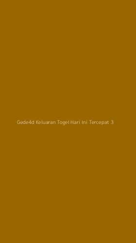 Tampilan Antarmuka Aplikasi Gede4d Keluaran Togel Hari Ini Tercepat - 3
