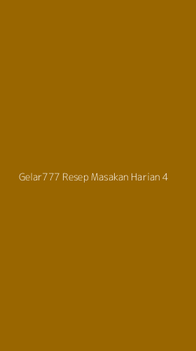 Tampilan Antarmuka Aplikasi Gelar777 Resep Masakan Harian - 4