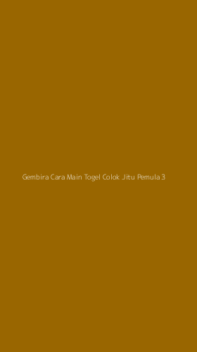 Tampilan Antarmuka Aplikasi Gembira Cara Main Togel Colok Jitu Pemula - 3
