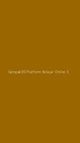 Tampilan Antarmuka Aplikasi Gempak99 Platform Belajar Online - 3