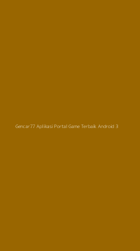 Tampilan Antarmuka Aplikasi Gencar77 Aplikasi Portal Game Terbaik Android - 3