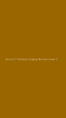 Tampilan Antarmuka Aplikasi Gencar77 Panduan Lengkap Bermain Aman - 3