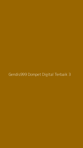 Tampilan Antarmuka Aplikasi Gendis999 Dompet Digital Terbaik - 3