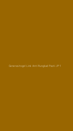 Tampilan Antarmuka Aplikasi Generasitogel Link Anti Rungkad Pasti Jp - 1