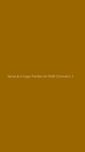 Tampilan Antarmuka Aplikasi Generatortogel Pembersih Ram Otomatis - 3