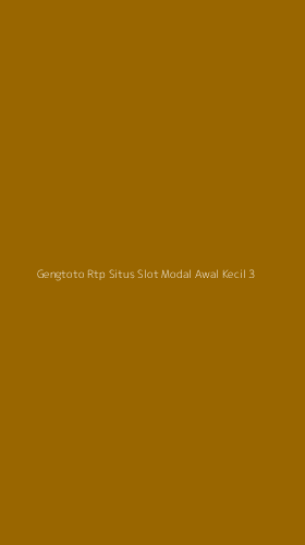 Tampilan Antarmuka Aplikasi Gengtoto Rtp Situs Slot Modal Awal Kecil - 3