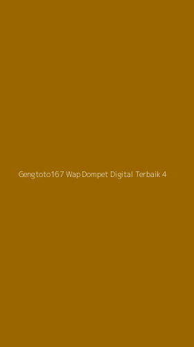 Tampilan Antarmuka Aplikasi Gengtoto167 Wap Dompet Digital Terbaik - 4