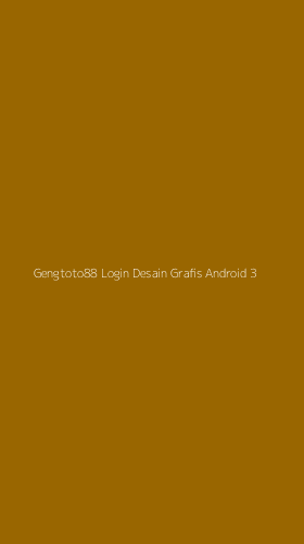 Tampilan Antarmuka Aplikasi Gengtoto88 Login Desain Grafis Android - 3
