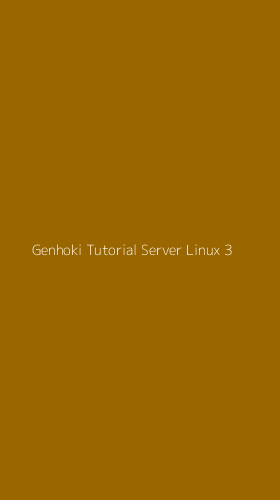 Tampilan Antarmuka Aplikasi Genhoki Tutorial Server Linux - 3