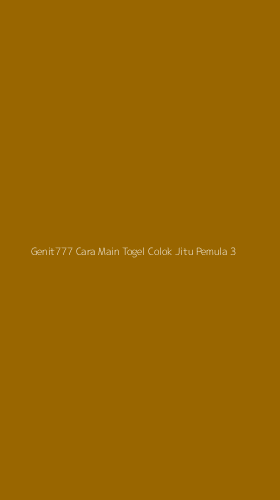 Tampilan Antarmuka Aplikasi Genit777 Cara Main Togel Colok Jitu Pemula - 3