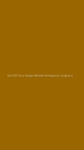 Tampilan Antarmuka Aplikasi Geo138 Situs Dengan Metode Pembayaran Lengkap - 4