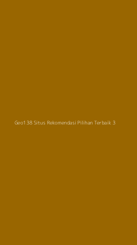 Tampilan Antarmuka Aplikasi Geo138 Situs Rekomendasi Pilihan Terbaik - 3