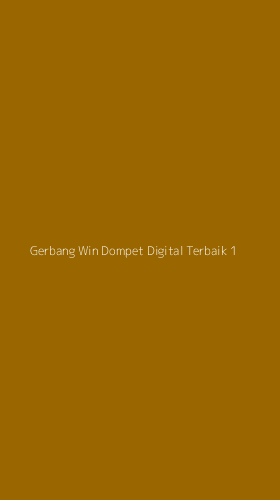 Tampilan Antarmuka Aplikasi Gerbang Win Dompet Digital Terbaik - 1