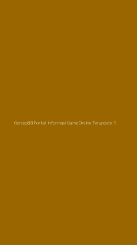 Tampilan Antarmuka Aplikasi Gercep88 Portal Informasi Game Online Terupdate - 1