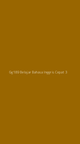 Tampilan Antarmuka Aplikasi Gg189 Belajar Bahasa Inggris Cepat - 3
