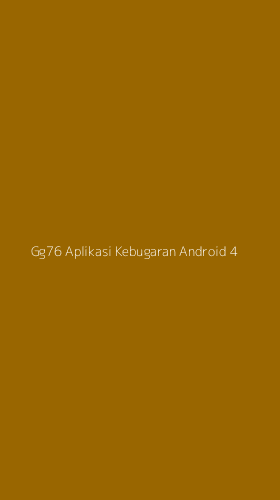 Tampilan Antarmuka Aplikasi Gg76 Aplikasi Kebugaran Android - 4