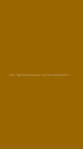Tampilan Antarmuka Aplikasi Gitar Togel Sidney Kumpulan Link Situs Game Populer - 1