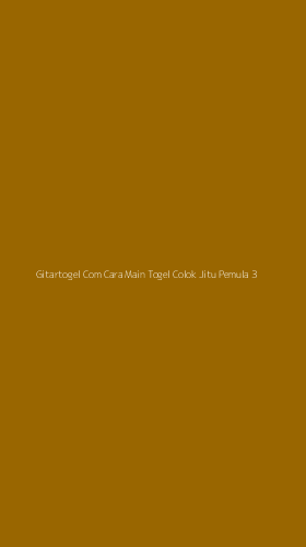 Tampilan Antarmuka Aplikasi Gitartogel Com Cara Main Togel Colok Jitu Pemula - 3