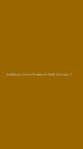 Tampilan Antarmuka Aplikasi Gm88toto Online Pembersih Ram Otomatis - 1