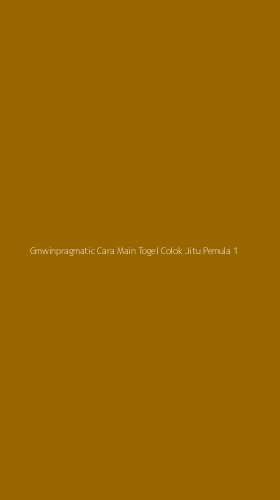 Tampilan Antarmuka Aplikasi Gmwinpragmatic Cara Main Togel Colok Jitu Pemula - 1
