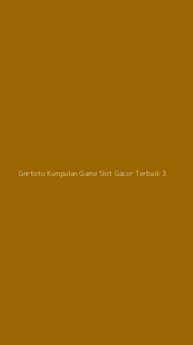 Tampilan Antarmuka Aplikasi Gnrtoto Kumpulan Game Slot Gacor Terbaik - 3