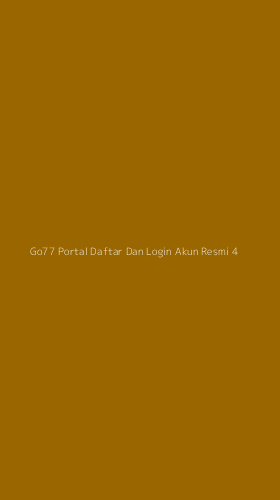 Tampilan Antarmuka Aplikasi Go77 Portal Daftar Dan Login Akun Resmi - 4