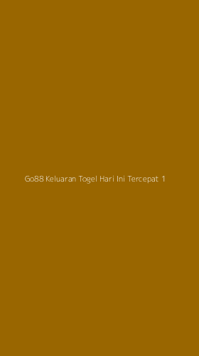 Tampilan Antarmuka Aplikasi Go88 Keluaran Togel Hari Ini Tercepat - 1