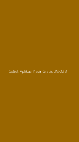 Tampilan Antarmuka Aplikasi Go8et Aplikasi Kasir Gratis Umkm - 3