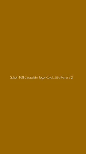 Tampilan Antarmuka Aplikasi Gober 168 Cara Main Togel Colok Jitu Pemula - 2