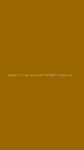 Tampilan Antarmuka Aplikasi Gober111 Link Alternatif Sbobet Terbaru - 4