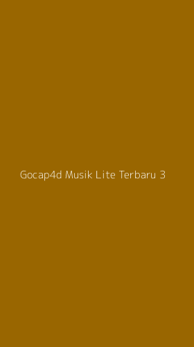 Tampilan Antarmuka Aplikasi Gocap4d Musik Lite Terbaru - 3