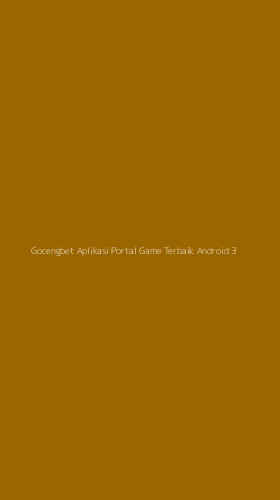 Tampilan Antarmuka Aplikasi Gocengbet Aplikasi Portal Game Terbaik Android - 3