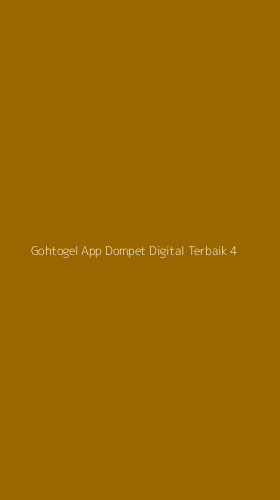 Tampilan Antarmuka Aplikasi Gohtogel App Dompet Digital Terbaik - 4