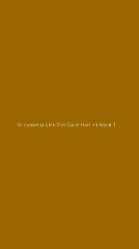 Tampilan Antarmuka Aplikasi Goldensensa Link Slot Gacor Hari Ini Resmi - 1