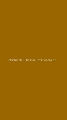 Tampilan Antarmuka Aplikasi Goldenwin678 Desain Grafis Android - 1