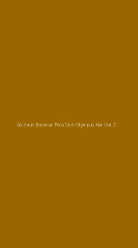 Tampilan Antarmuka Aplikasi Goldwin Bocoran Pola Slot Olympus Hari Ini - 3