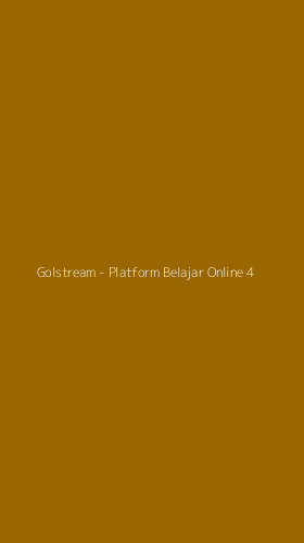 Tampilan Antarmuka Aplikasi Golstream - Platform Belajar Online - 4