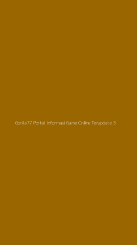 Tampilan Antarmuka Aplikasi Gorila77 Portal Informasi Game Online Terupdate - 3