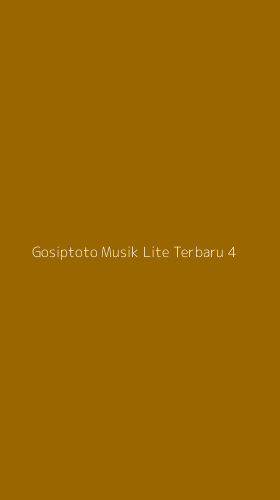 Tampilan Antarmuka Aplikasi Gosiptoto Musik Lite Terbaru - 4