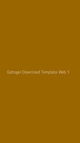 Tampilan Antarmuka Aplikasi Gotogel Download Template Web - 1