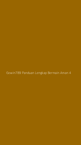Tampilan Antarmuka Aplikasi Gowin789 Panduan Lengkap Bermain Aman - 4