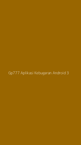 Tampilan Antarmuka Aplikasi Gp777 Aplikasi Kebugaran Android - 3