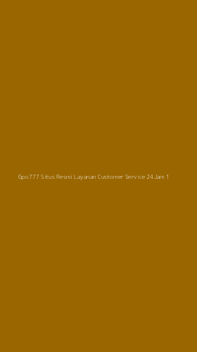 Tampilan Antarmuka Aplikasi Gpo777 Situs Resmi Layanan Customer Service 24jam - 1