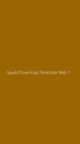 Tampilan Antarmuka Aplikasi Gpu4d Download Template Web - 1