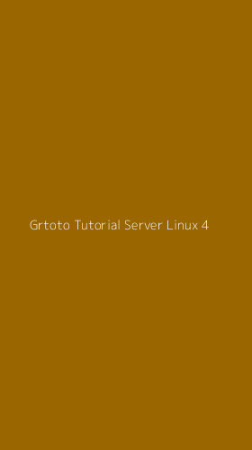 Tampilan Antarmuka Aplikasi Grtoto Tutorial Server Linux - 4