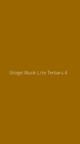 Tampilan Antarmuka Aplikasi Gtogel Musik Lite Terbaru - 4
